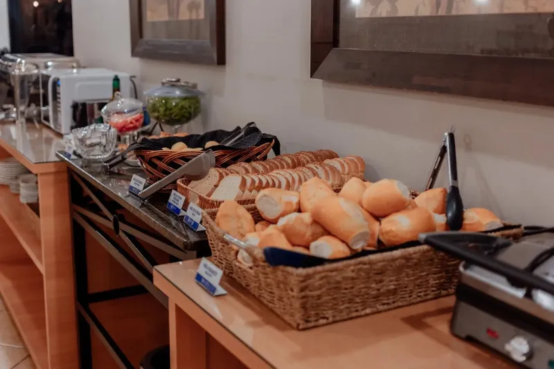 Foto dos alimentos servidos no restaurante