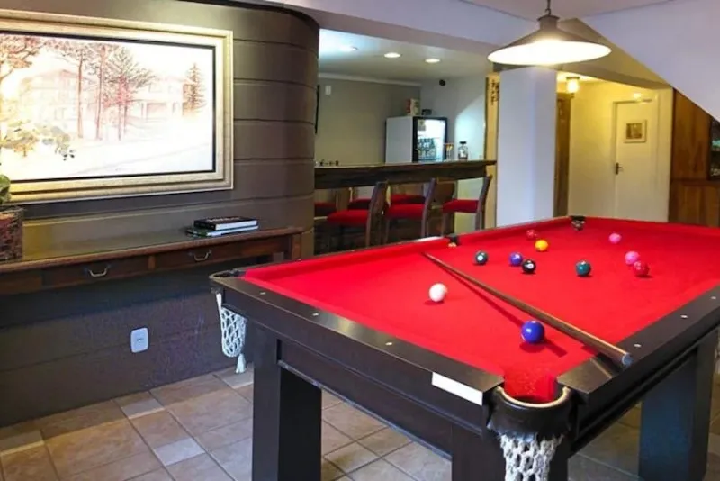 Foto da sala de jogos