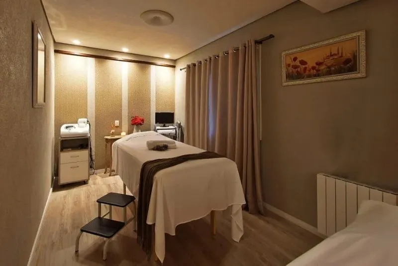 Foto da sala de massagem