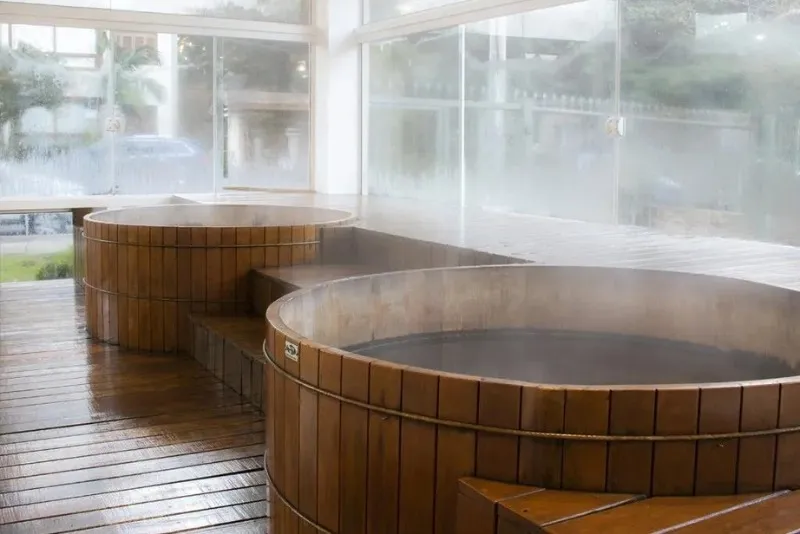 Foto das saunas