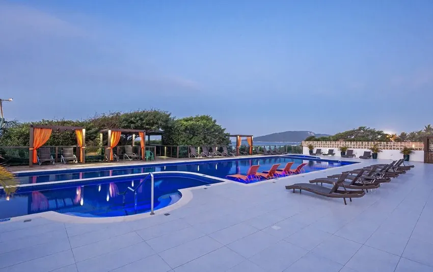 Foto das piscinas