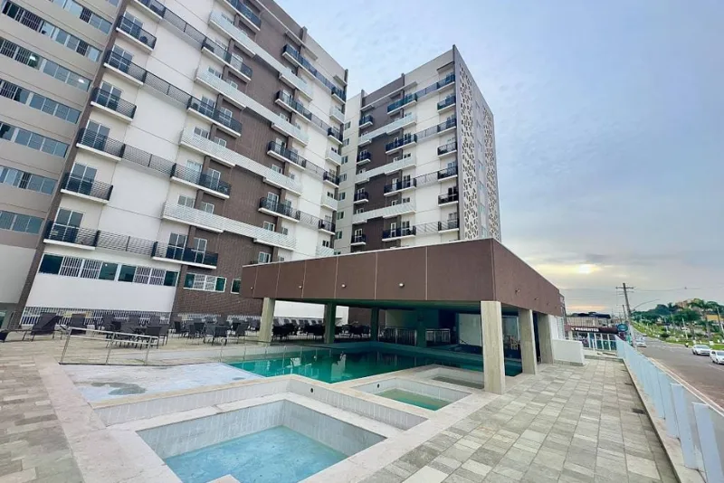 Foto das piscinas