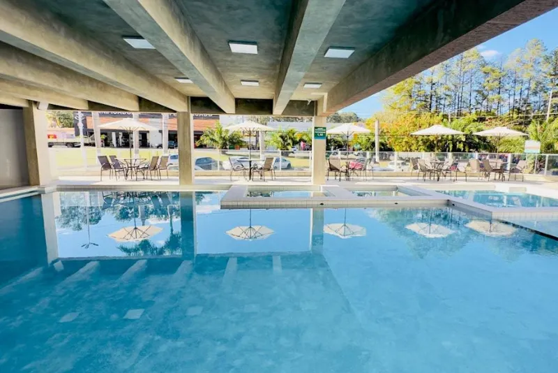 Foto da piscinas coberta