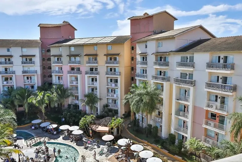 Foto das acomodações do Thermas de Olimpia Resort