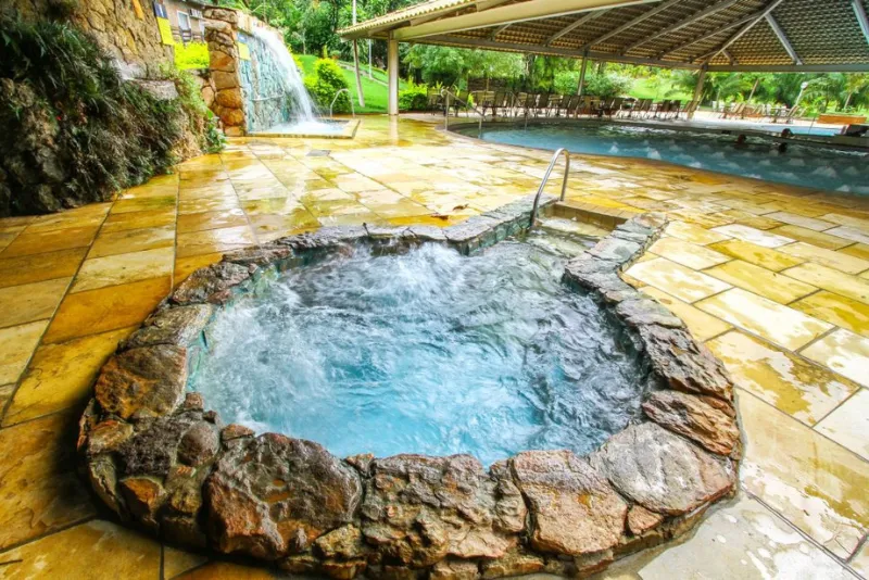 Foto da piscina quente