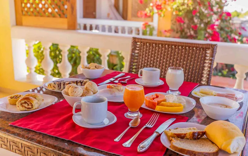 Foto do café da manhã