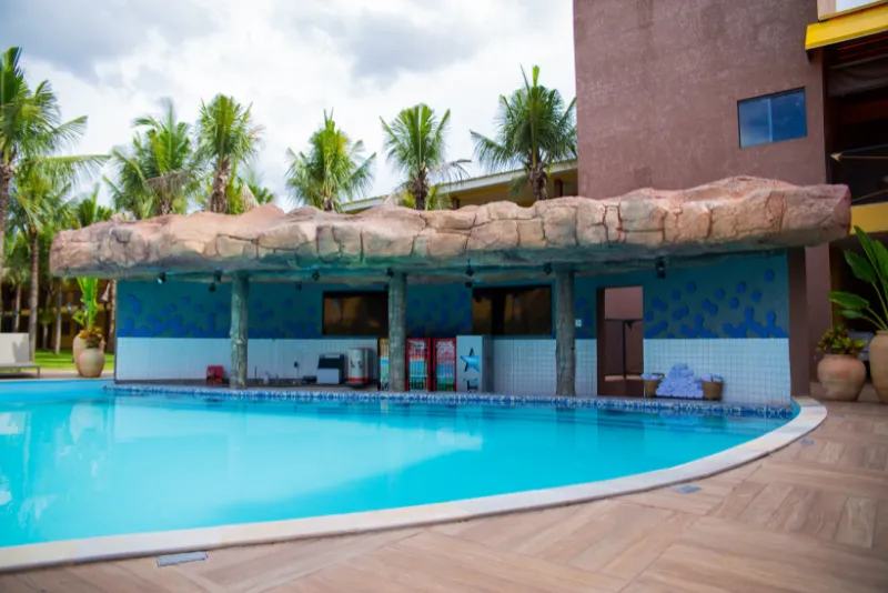 Foto das piscinas