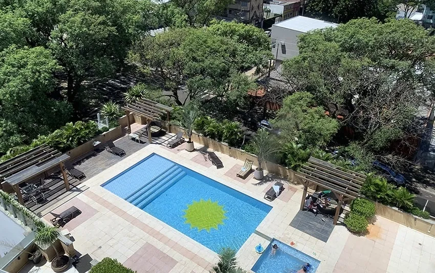 Foto das piscinas