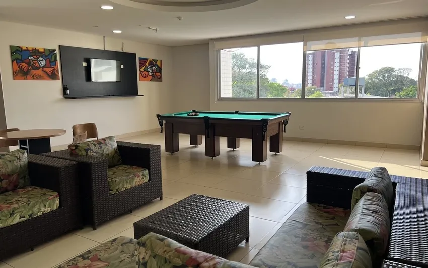 Foto da sala de jogos